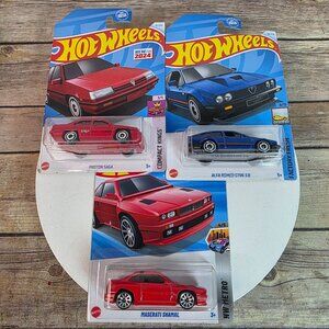 Hot Wheels 2024 Compact Kings & Factory Fresh Set Of 3 Die-Cast Cars: Proton Sag
